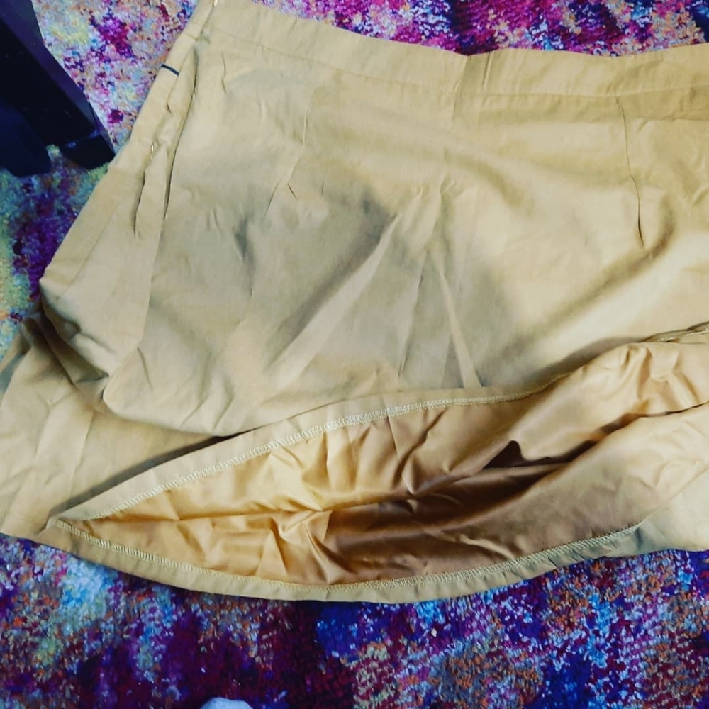 Gold lined 4x skirt NWOT
